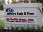 Smith Bros & Agoura Sash & Door Sign in Westlake Village, CA
